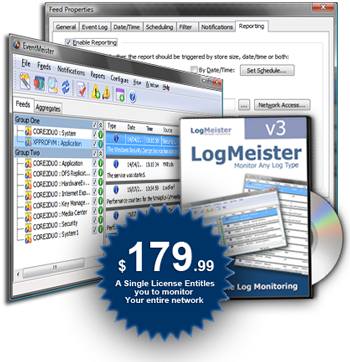 log, text log, log reader, event log, monitor, monitoring, notification, computer log, system log